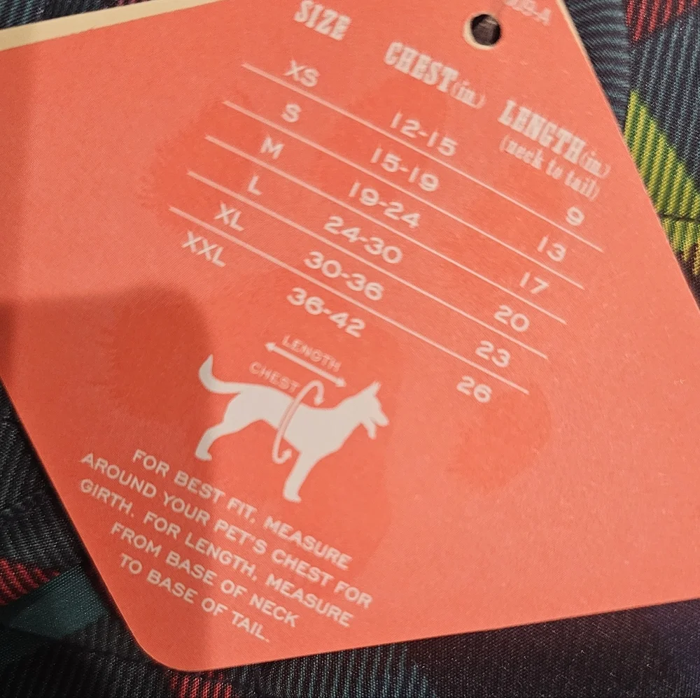 St John's Bark Animal Dog Coat- Sz M NWT